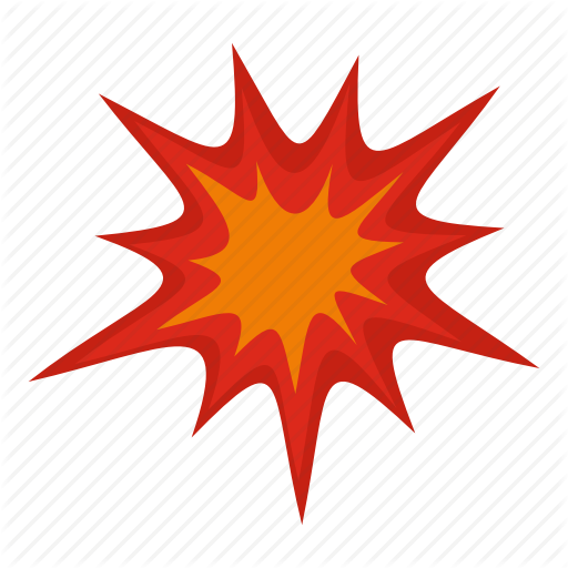 Mushroom Cloud Atomic Nuclear Bomb Explosion Fallout vector icon 