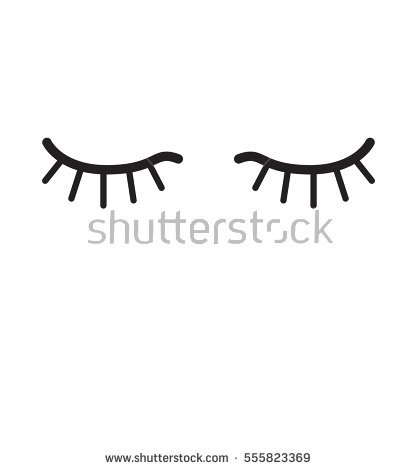 Royalty-free Long lashes eyelash extension icon #394985359 Stock 