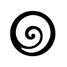 Spiral,Line,Circle,Symbol,Font,Black-and-white
