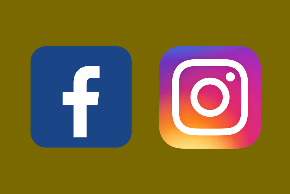 Facebook And Instagram Icons For Business Cards
