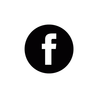 Facebook icon black round