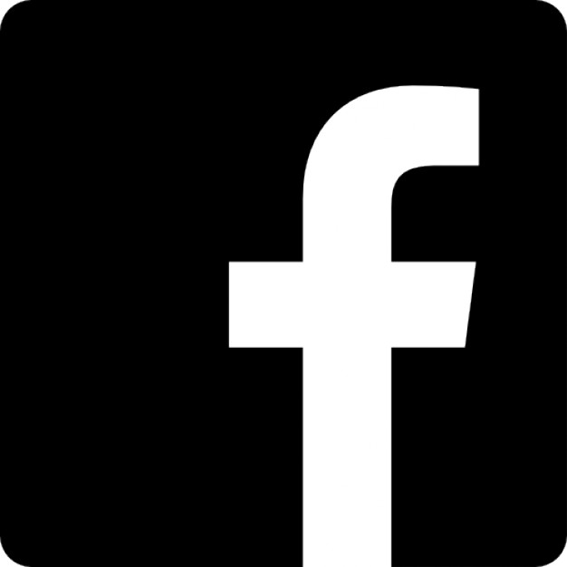 Black white free icon facebook and How to