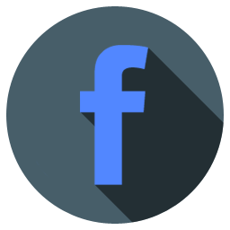 Social Facebook Button Blue Icon - Social Bookmarks Icon Set 