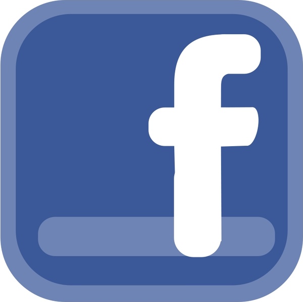 Facebook Icon Free vector in Open office drawing svg ( .svg 