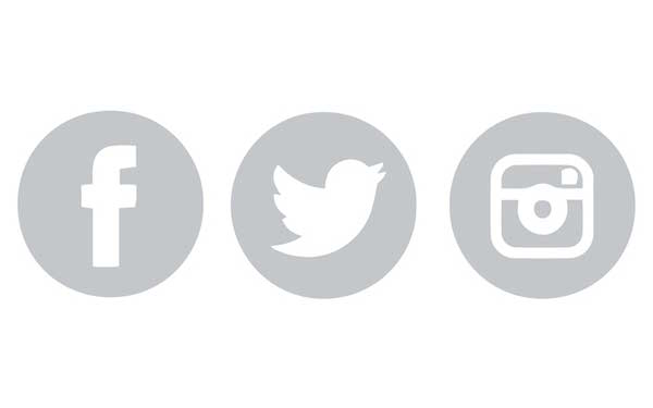 facebook instagram twitter logo vector