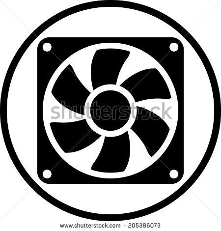 Exhaust Fan Vector Icon Stock Vector 189610703 - 