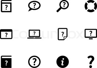 Faq Icon Vector Brushed Metal Stock Vector 200441216 - 