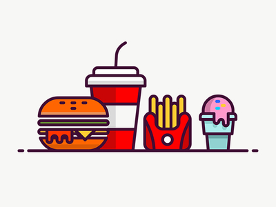 hamburger fast food icon  Free Icons Download
