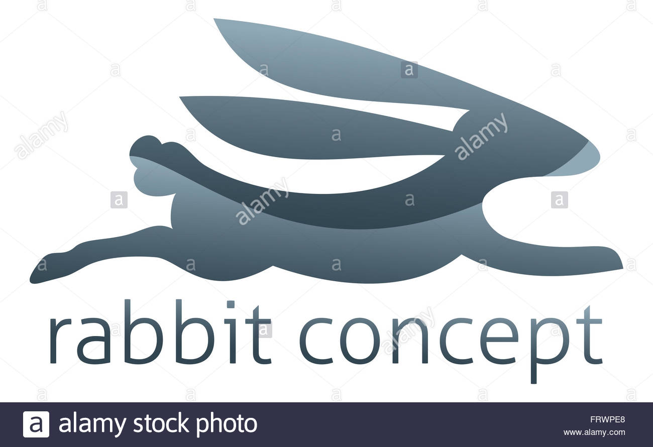 Running Rabbit Icon - free download, PNG and vector