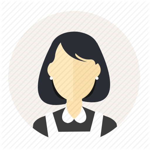 Employee Female Icon, AI Icons