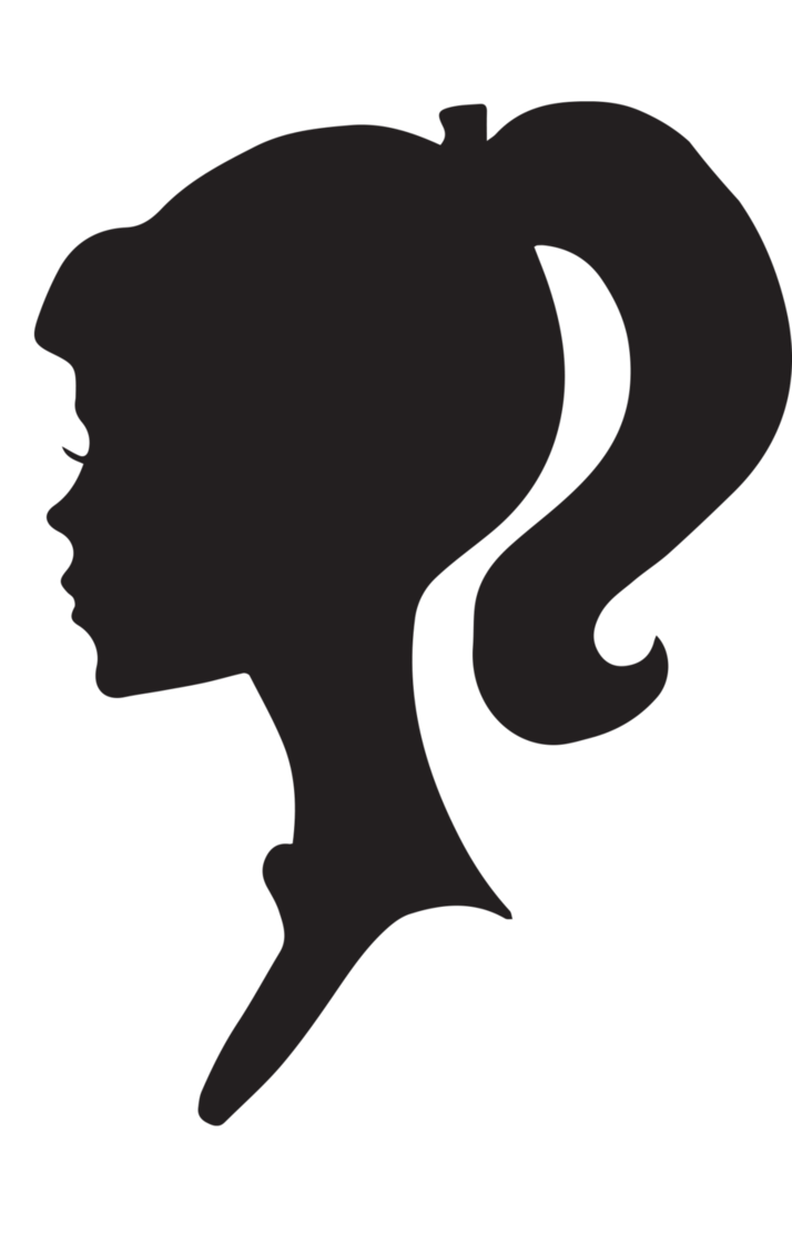 Silhouette,Head,Illustration,Black-and-white