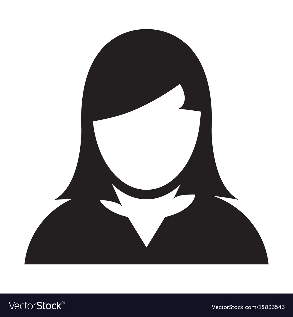 Female User Icon (bright Blue) Clip Art at  - vector clip 