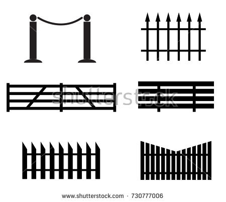 fence icon illustration design Stock Vector Art  Illustration 