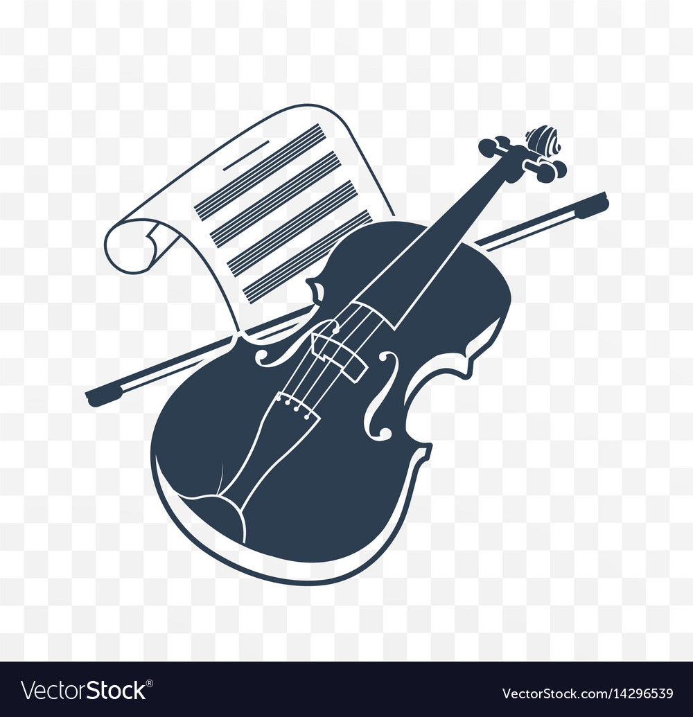 Fiddle vector icon.  Stock Vector  Panptys #124006970
