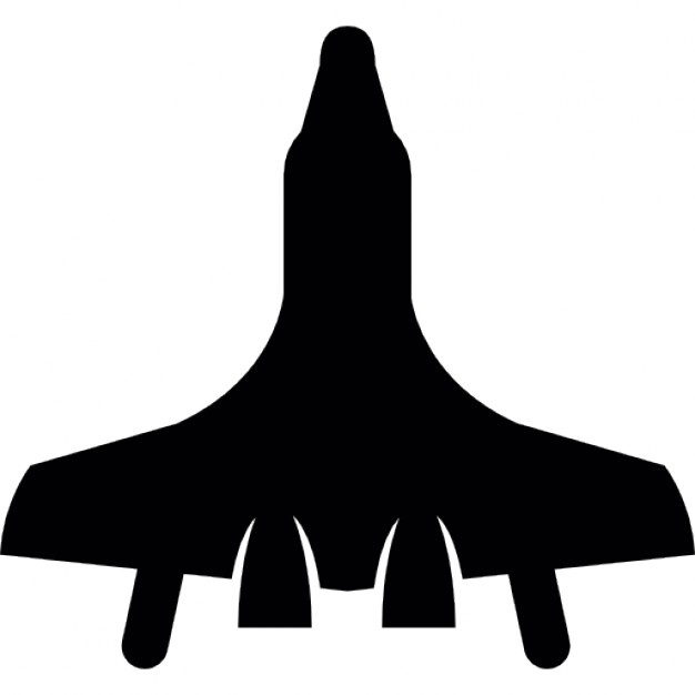 Fighter jet icon Royalty Free Vector Image - VectorStock