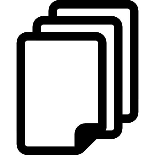 Card File Shadow Icon - Free Large Business Icons 