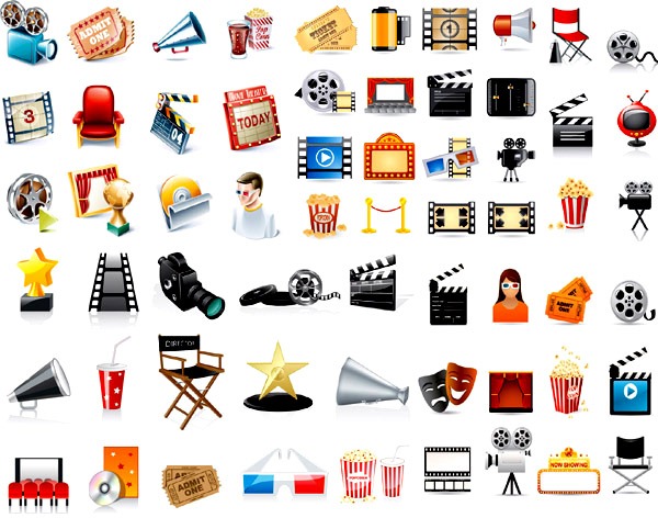 Film Industry Icons Vector Art | Thinkstock
