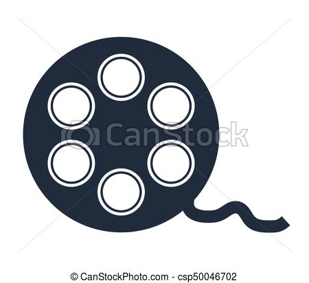Media and Movie icons set stock vector. Illustration of shape 