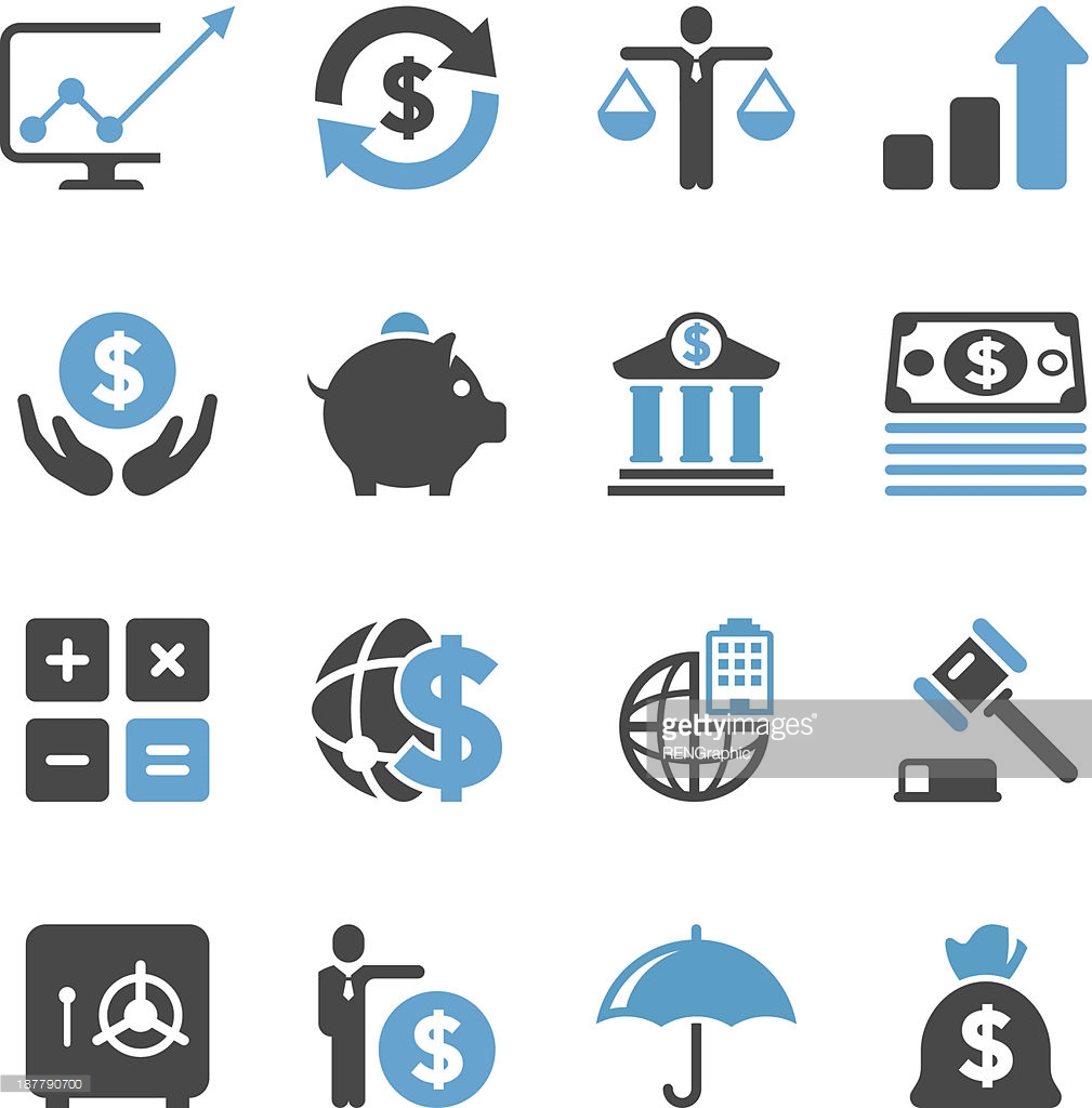 Finance icon collection Vector | Free Download