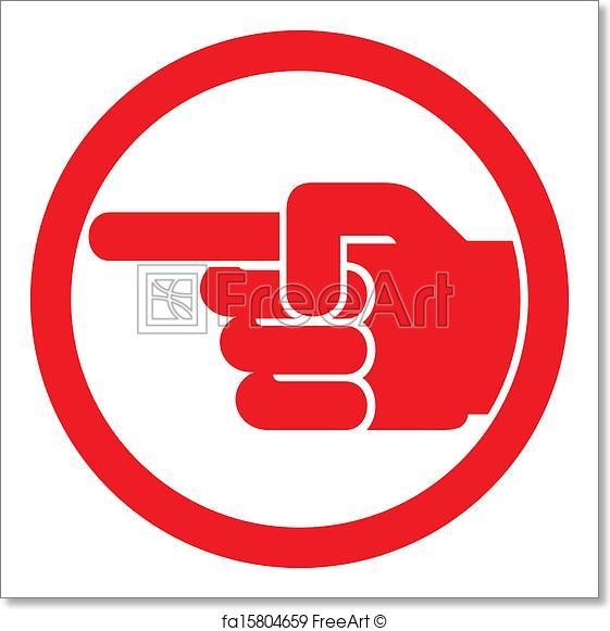 Click, forefinger, index finger, point finger, press, touch icon 