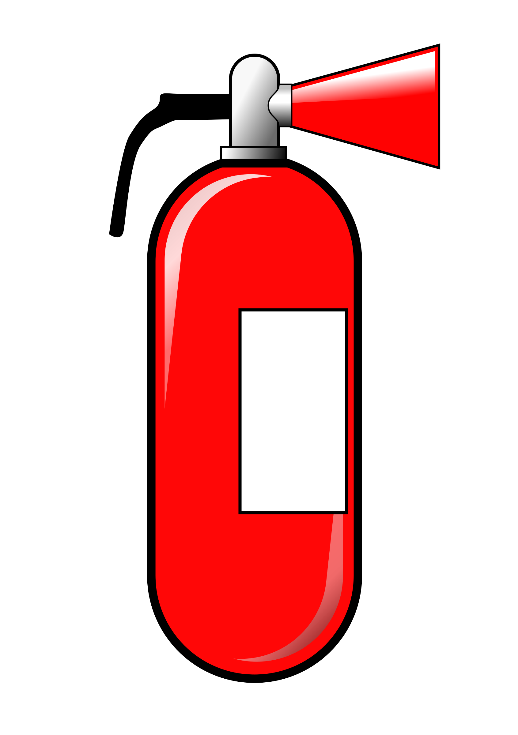 Fire extinguisher symbol, white on red Stickers by Mhea | Redbubble
