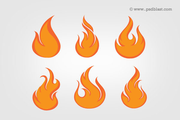Bitcoin fire flat icon Royalty Free Vector Image