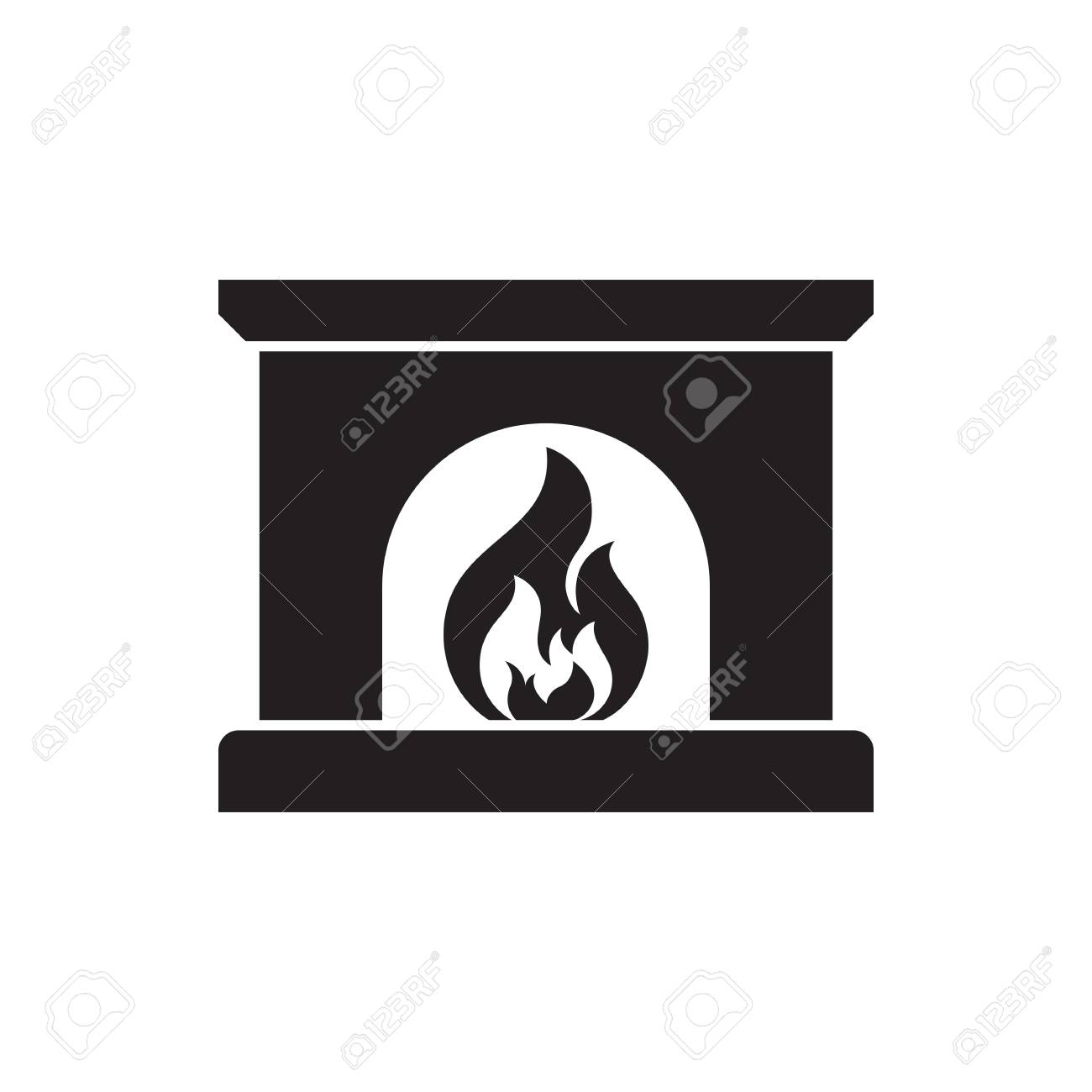 Fireplace - Free furniture and household icons