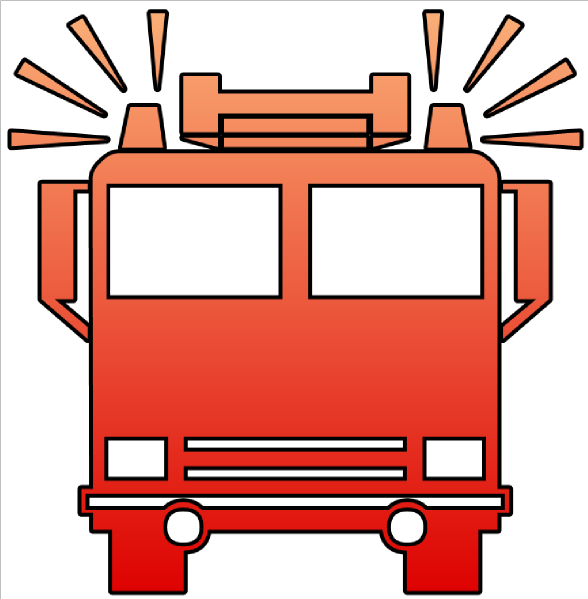 Fire Truck Left Red Icon | Transporter Multiview Iconset | Icons-Land