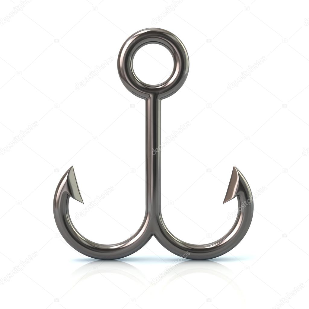 Fishing Hook Icon, Icon Cartoon Royalty Free Cliparts, Vectors 