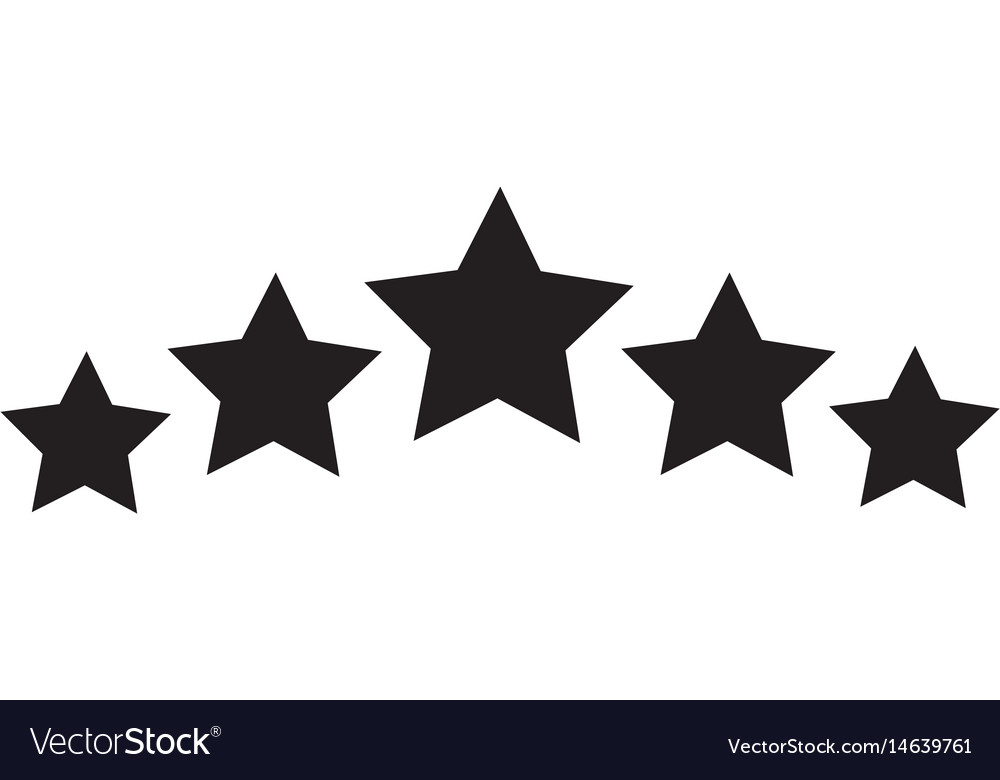 Star of fivepointed shape with five stars Icons | Free Download