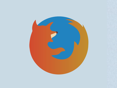 Firefox flat logo by Jonno - Dribbble