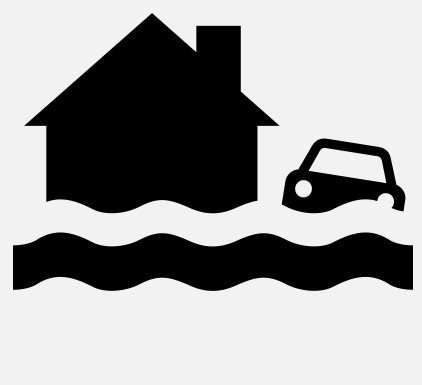 Flood risk - Free transport icons