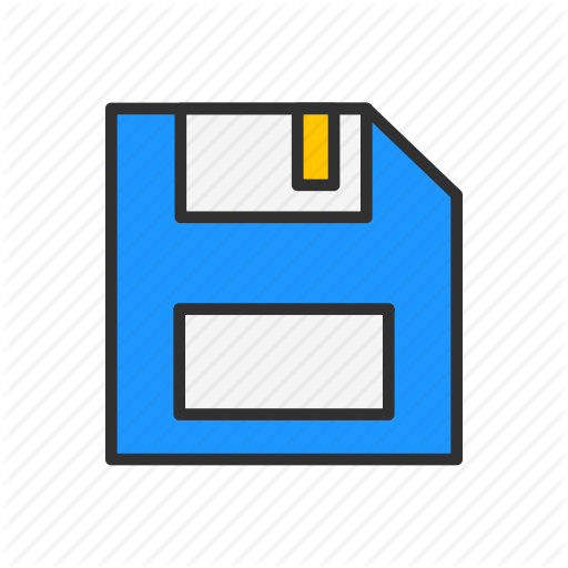 Save (floppy disk icon) cyan blue square button  Stock Photo 