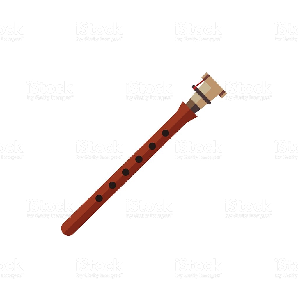 Flute icon black sign on Royalty Free Vector Image