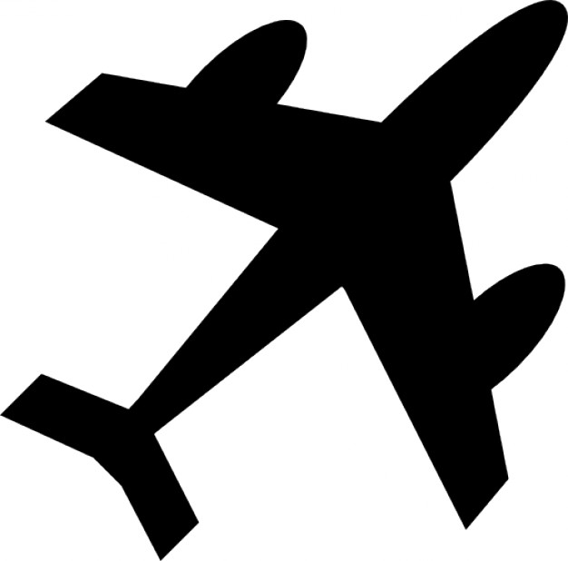Flying airplane vector sketch icon isolated on background. Hand 
