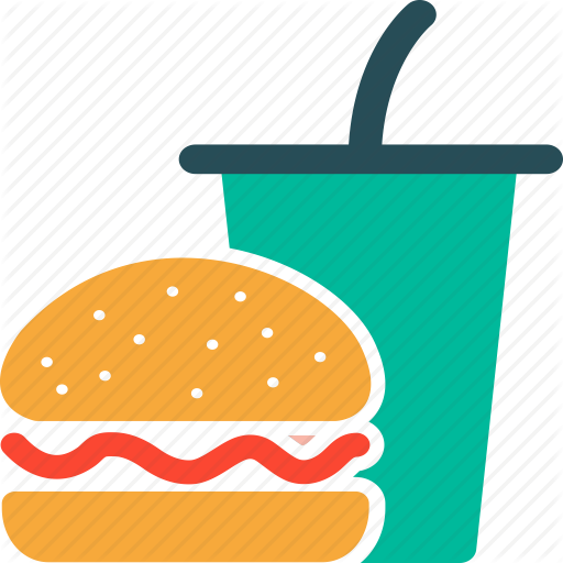 Fast Food Burger And Drink Svg Png Icon Free Download (#58404 
