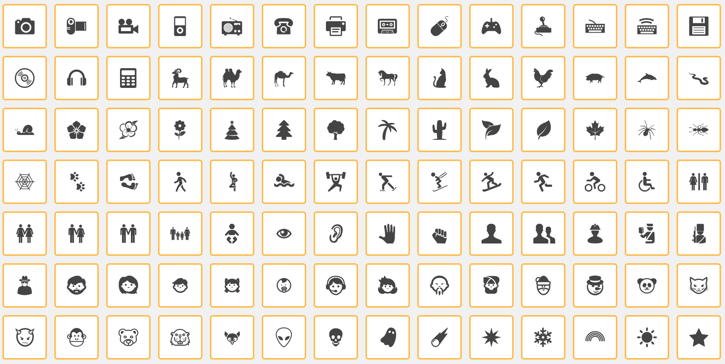 500  Minimalist Vector Icons and Web Font - only $12! - MightyDeals