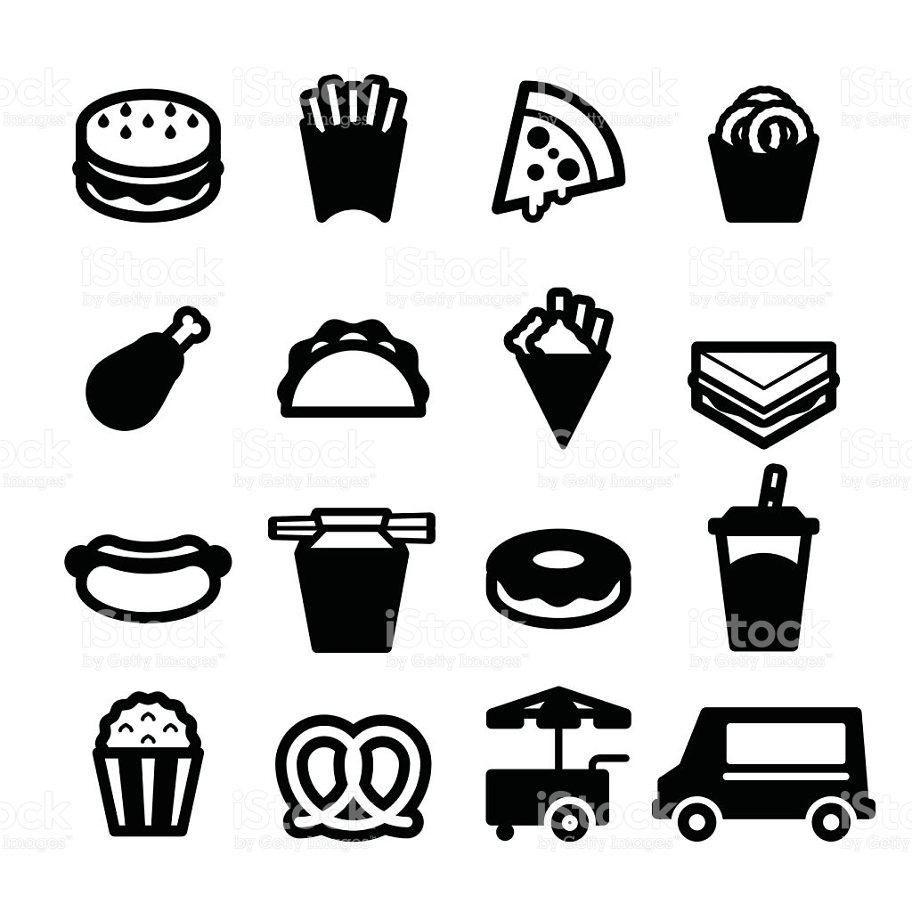 Simple Food Icon Vector Material - Free Vector Site | Download 