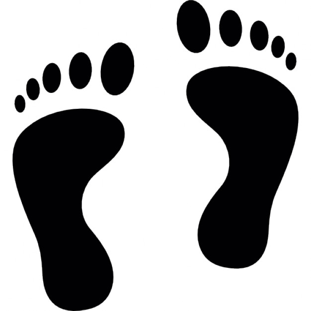 Shoes footprints pair Icons | Free Download