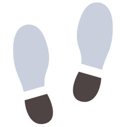 Footprint silhouette Icons | Free Download