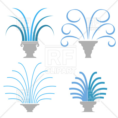 Fountain icon Royalty Free Vector Clip Art Image #113934  RFclipart