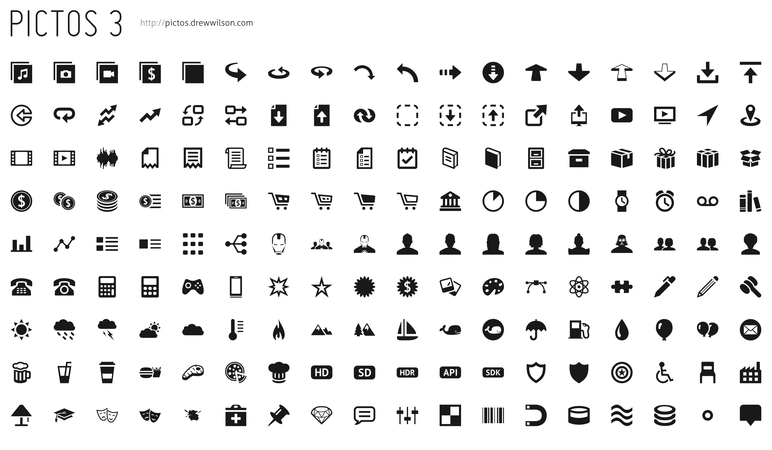 Free Vector Icon Set - 325  Icons for Designers | Icons | Graphic 