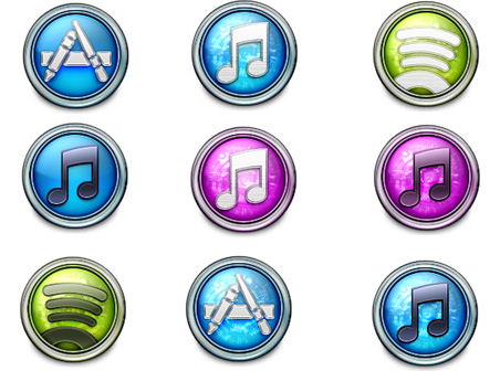 MetroUI Apps Mac App Store Icon | iOS7 Style Metro UI Iconset | igh0zt