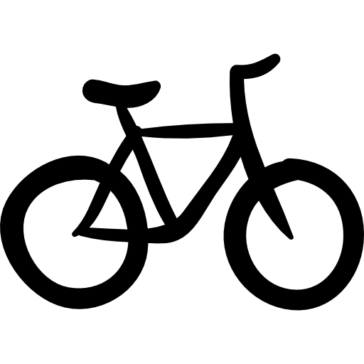 Classic women bike icon simple style Royalty Free Vector
