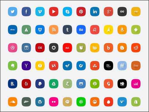 Top 50 Free Flat Icon Sets for UI Design