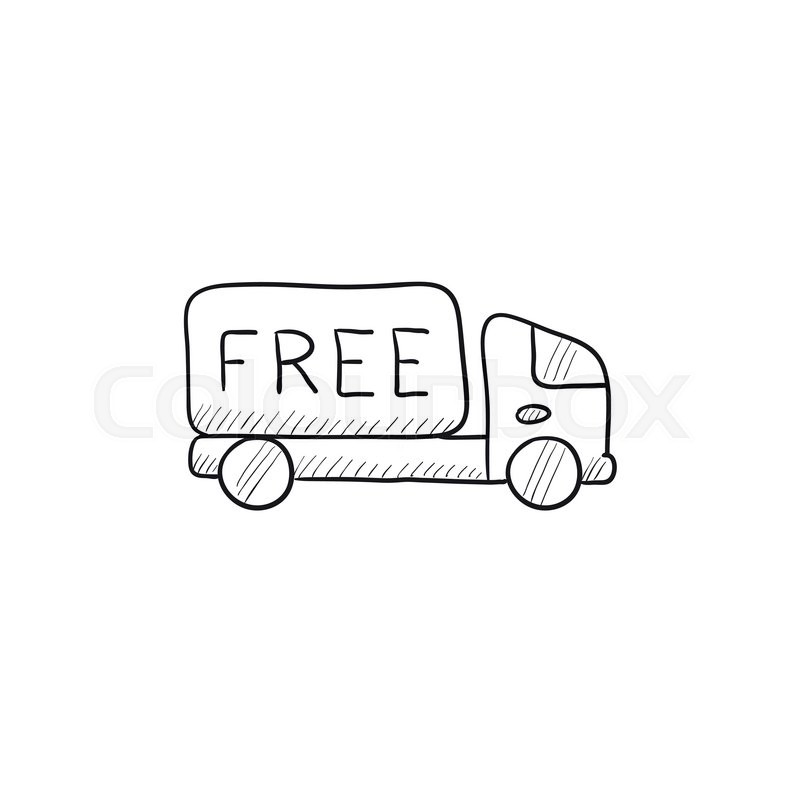 Free delivery support icon on white background. vector clipart 