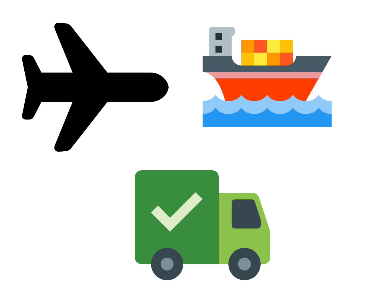 A Free Shipping Icon stock illustration. Illustration of commerce 