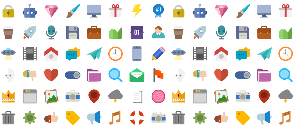 Education flat icons set stock vector. Illustration of collection 