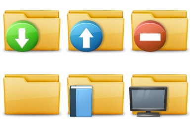 Folder Folder Icon - Aqua Lion Icons 