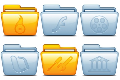 Aurora Folders Icons Free Pack | Free Icons Download | 123FreeIcons